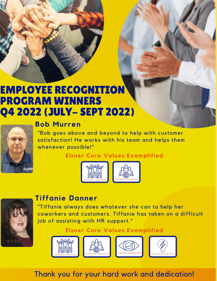 Employee Recognition Winners 2022