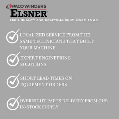PACO Winder Elsner Engineering advantages checklist